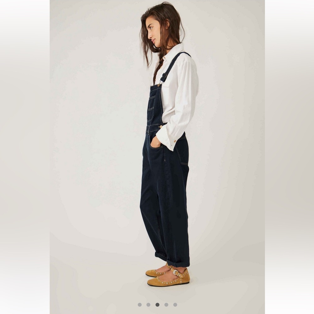 Ziggy Overall Dungaree Deep Indigo Blue